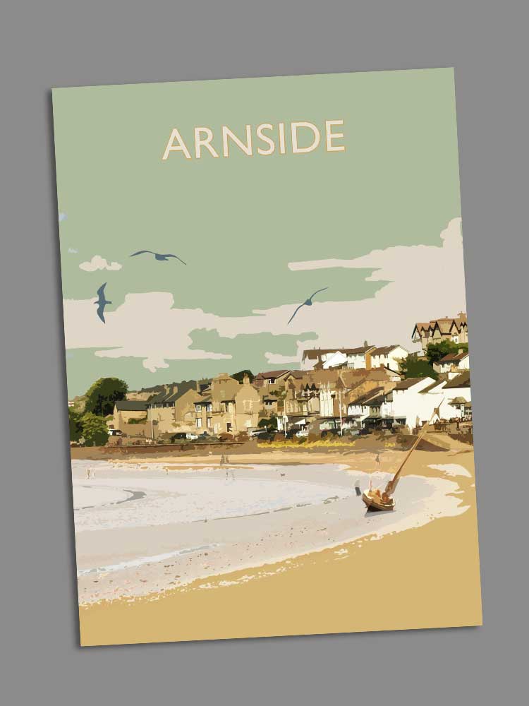 Arnside Greeting Card Posters The Northern Line